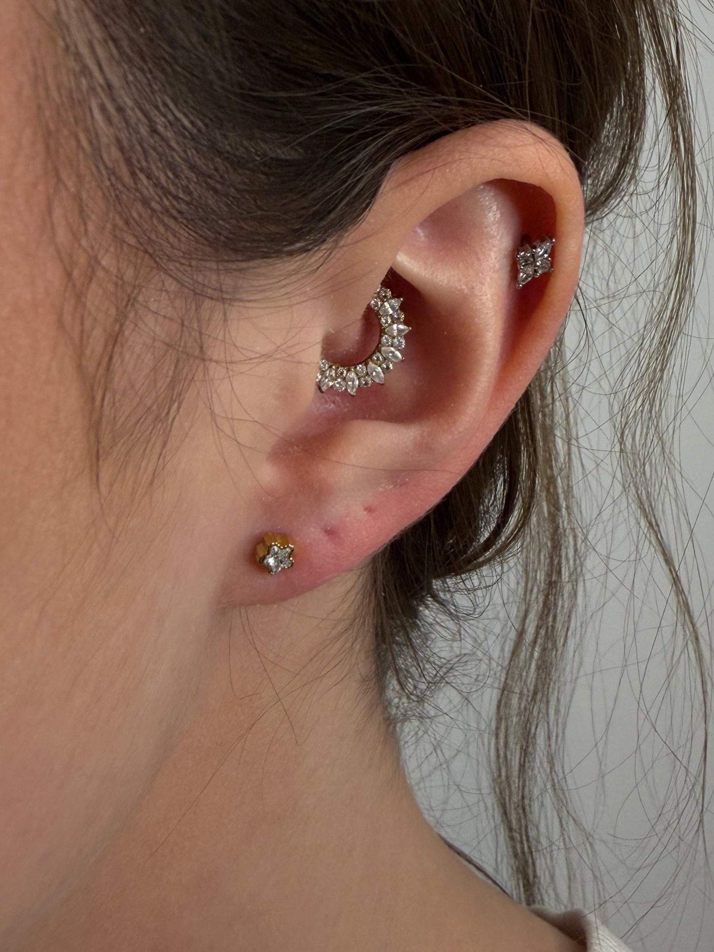 Boucle d’oreille puce « Jeanne »