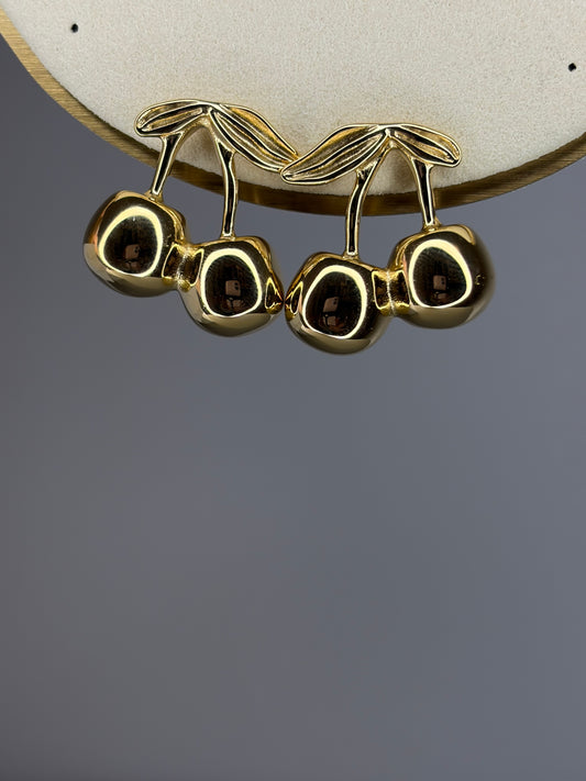 Boucles d’oreilles « Cerise »