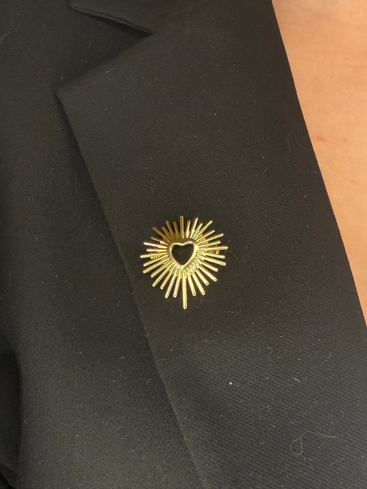 Broche en cœur
