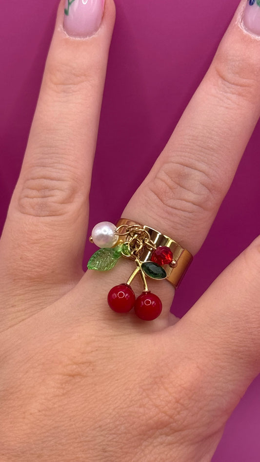 Bague -Cerise