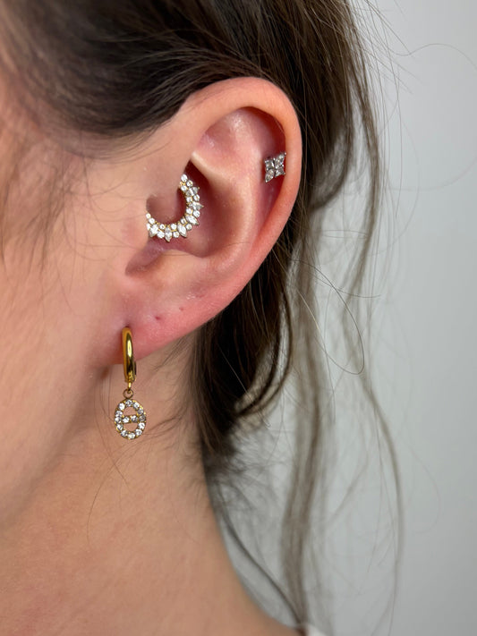 Boucle d’oreille « Iris »